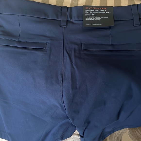 Brand New w/ tags - Mens LuLuLemon Commision Short Classic - Navy - Picture 4 of 6
